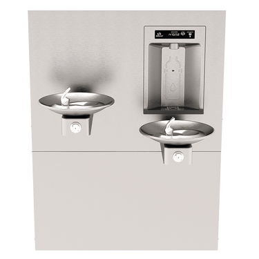 1011HSA – Haws RIVIVE™ Hydration Station™ Recessed Bottle Filler with HI-LO Fountains